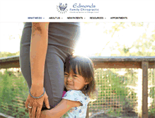 Tablet Screenshot of edmondsfamilychiropractic.com